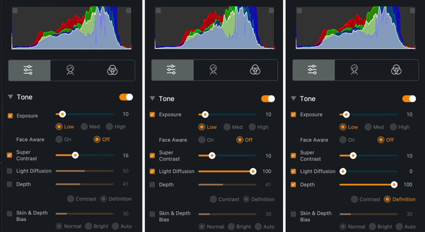 Radiant Photo Detialed Editing Compare