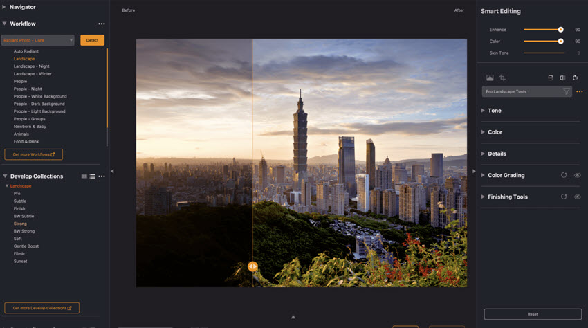 Radiant Photo Interface
