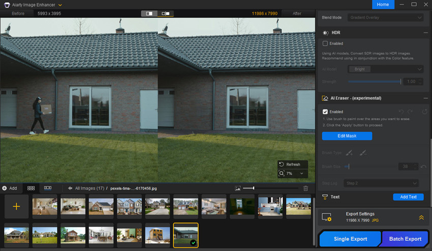 how to edit real estate photos with AI