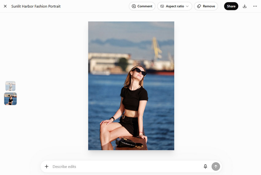 Refine the edit in ChatGPT