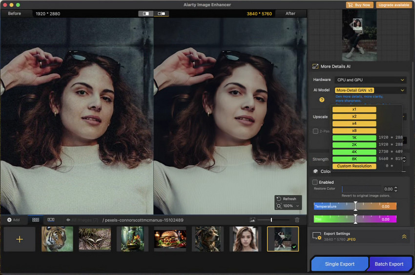 Resize photo on mac witjout losing quality