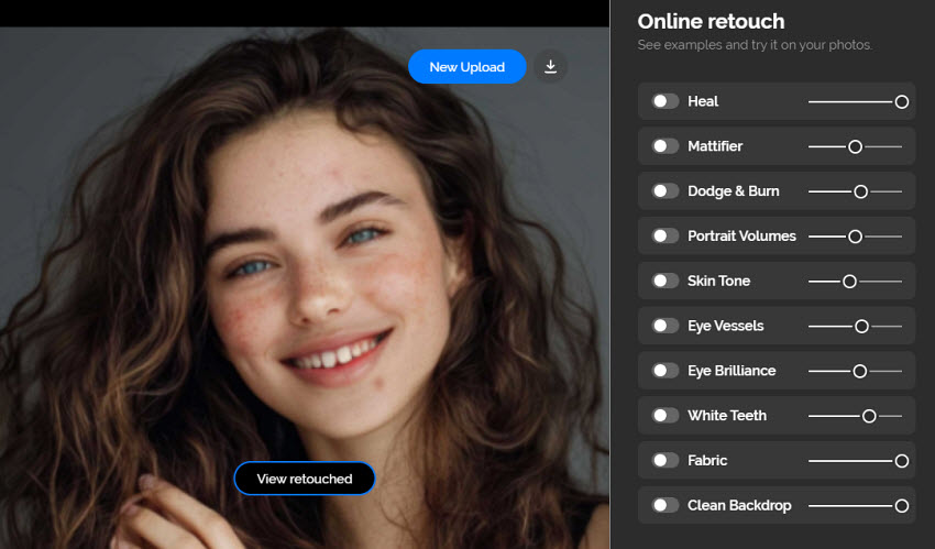 Retouch4me main features