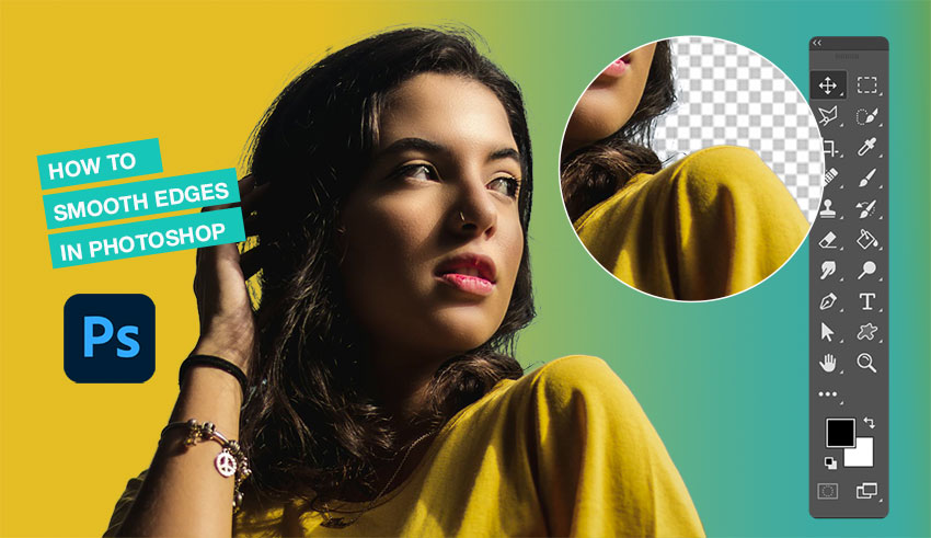 how to smooth edges in Photoshop