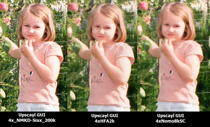 Upscaly Model Custom Comparision Portrait Girl