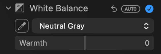 White Balance Photos App Mac