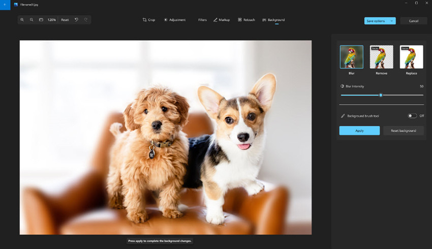 windows 11 photos app remove background