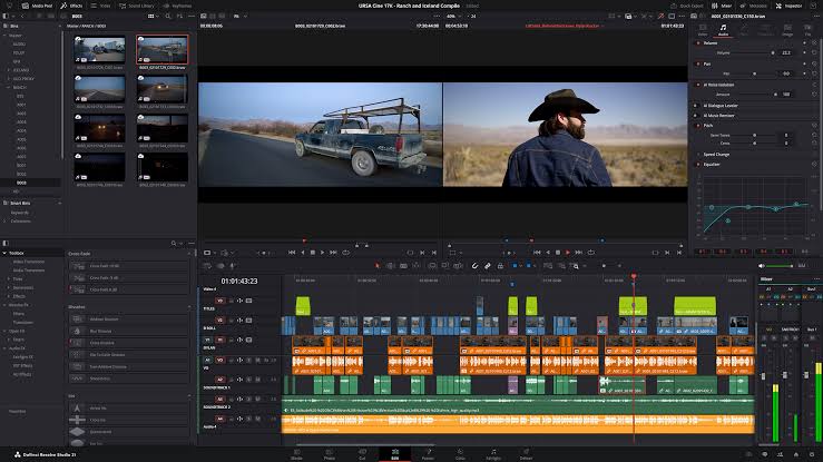 DaVinci Resolve 21 AI video editing tools for professional