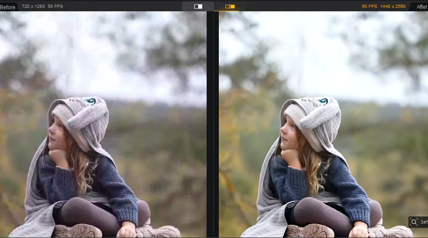 SDR to HDR video test 1