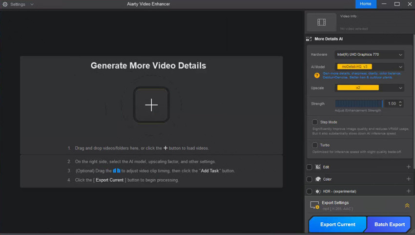 best AI SDR to HDR video converter