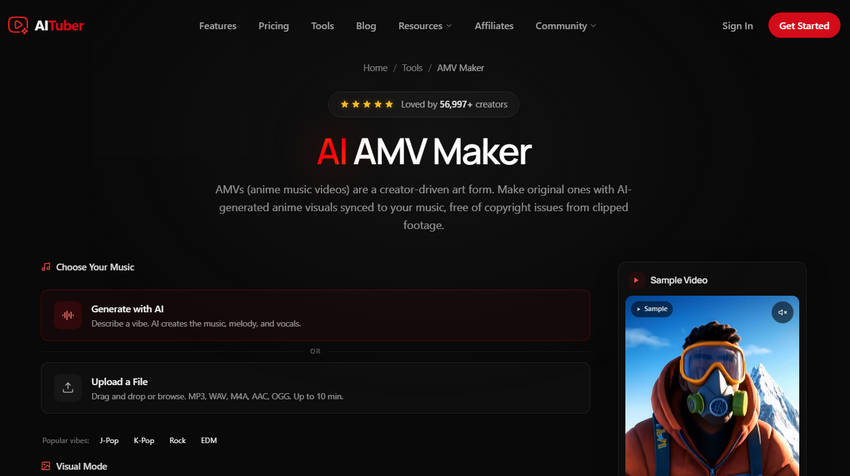 AITuber AI AMV maker