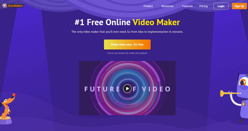 Animaker free online video maker