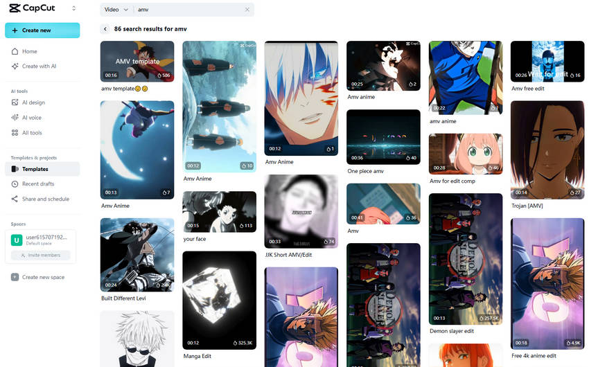 Capcaut amv maker templates
