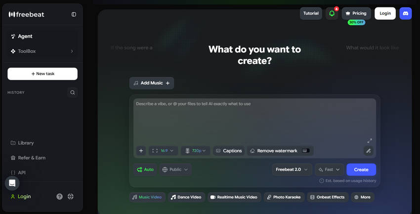 Freebeat AI AMV maker