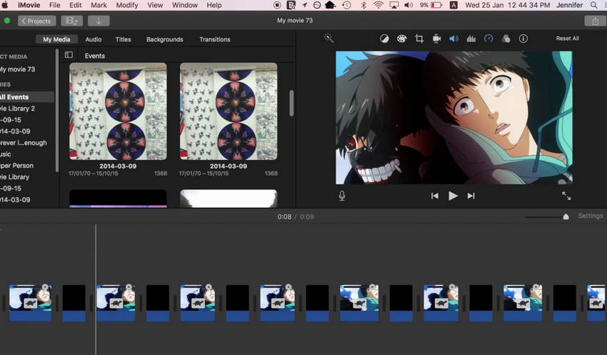 Make Anime Music Video in iMovie