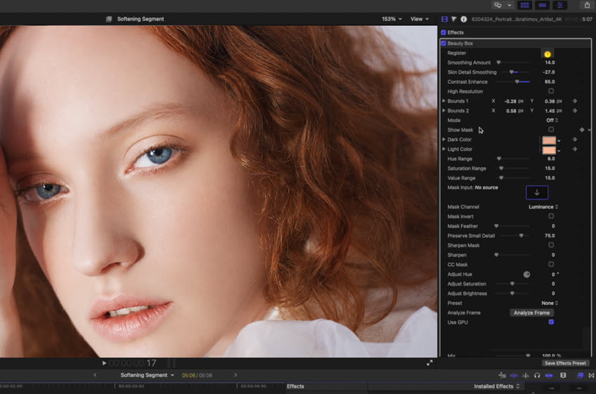 Beauty Box Video AI Plugin Premiere Pro
