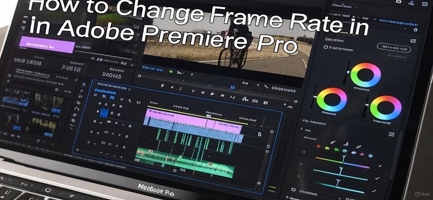how to change frame rate in Premiere Pro