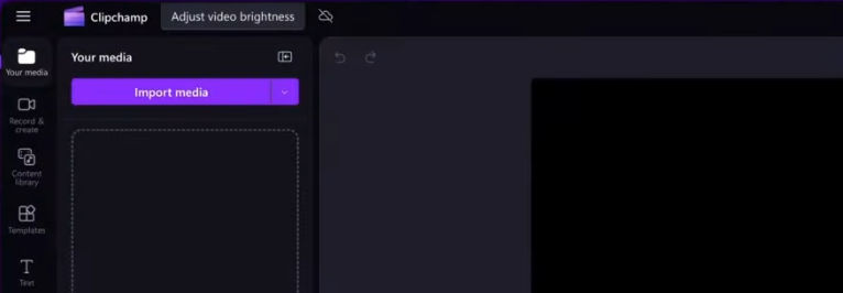 Import your dark video