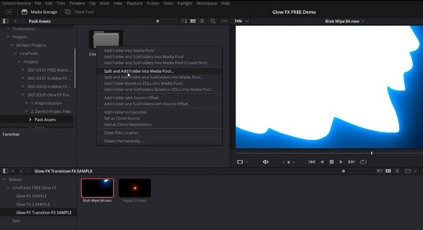 DaVinci Resolve plugin - CinePacks