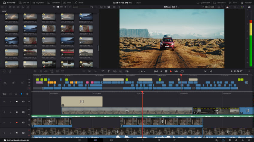 Best video editor for Mac - DaVinci Resolve