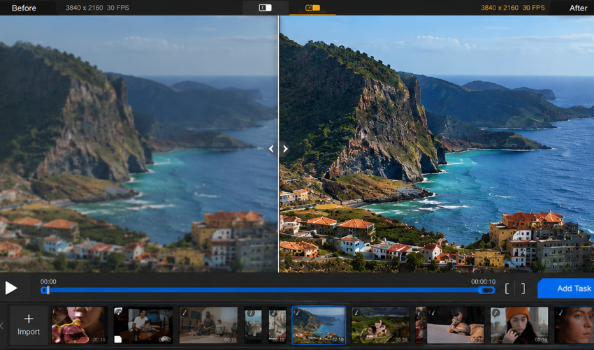 DJI Editing Software - Aiarty Video Enhancer