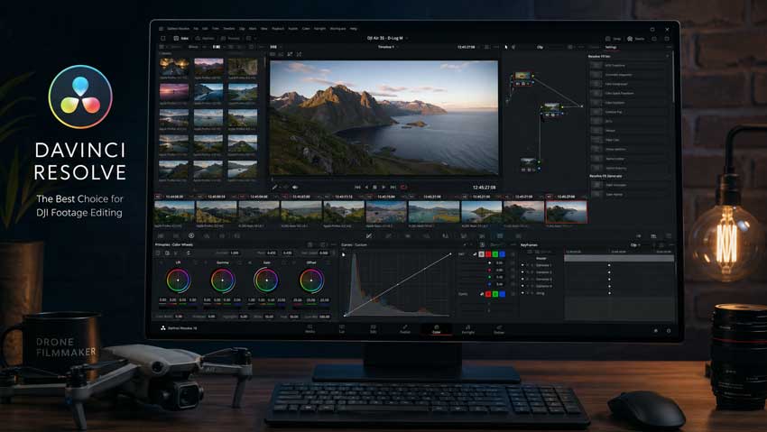 DJI Editing Software - DaVinci Resolve