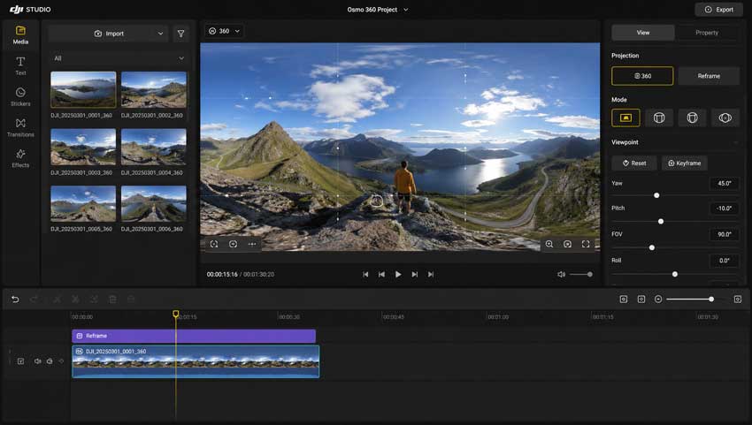 DJI Editing Software - DJI Studio
