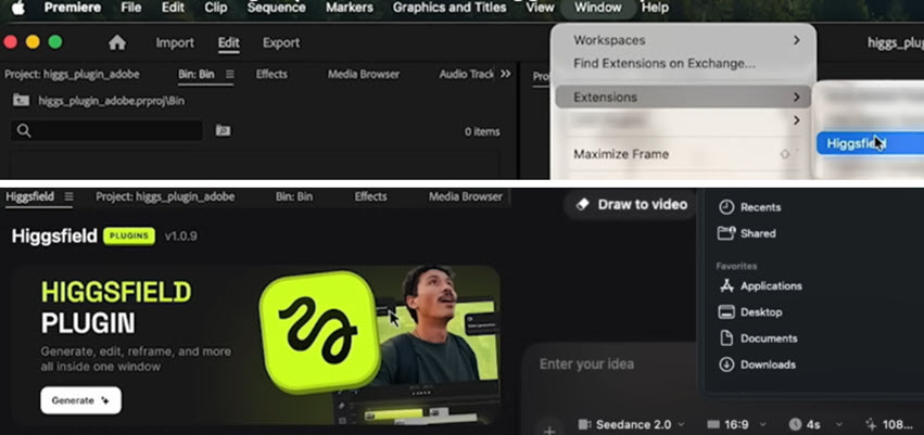 Higgsfield Ai Plugin Premiere