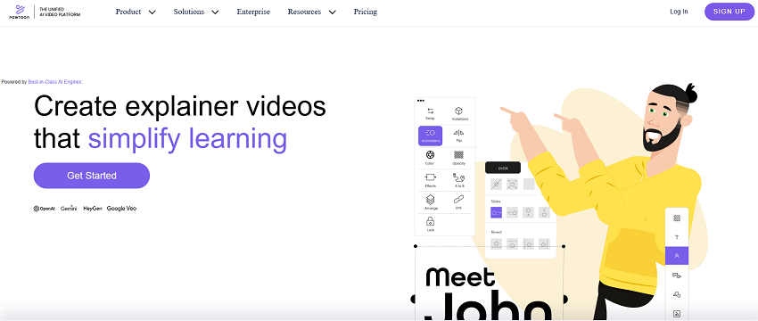 Powtoon explainer video maker