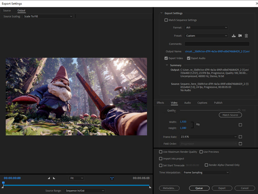 how to change resolution in premiere pro