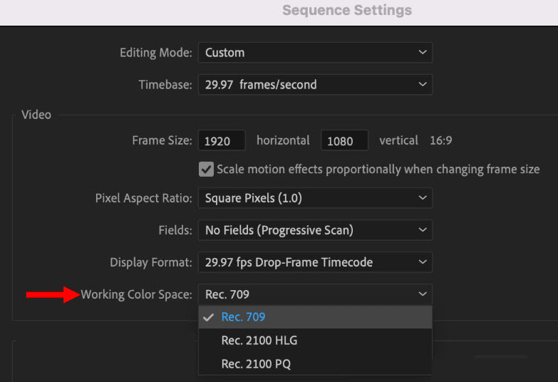 Convert SDR to HDR in Premiere Pro