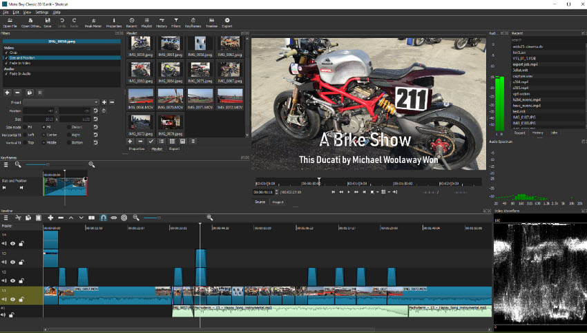best free software for drone video editing - Shotcut