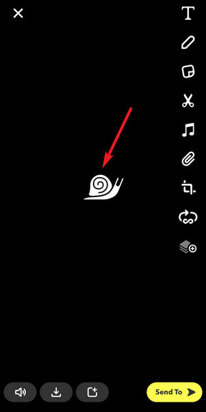 Make a slow motion video on SnapChat