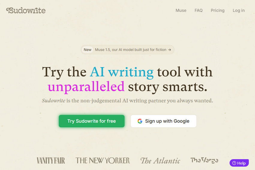 AI Tool for script writing - Sudowrite