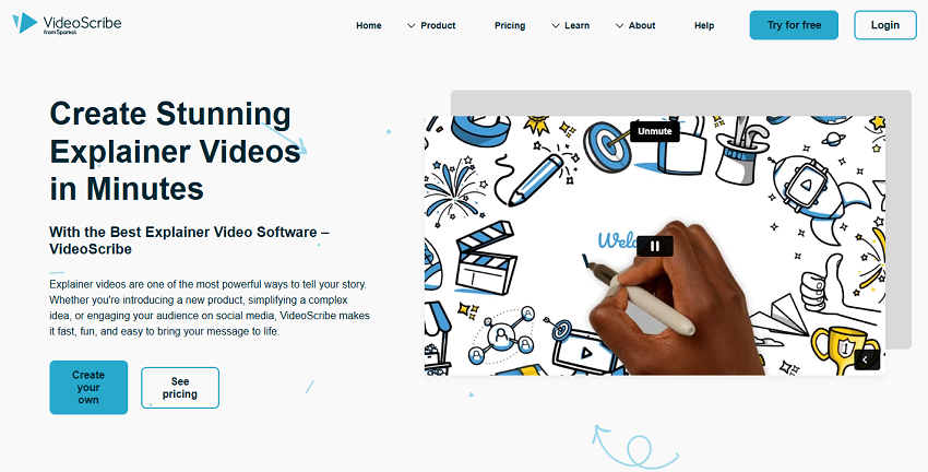 VideoScribe explainer video maker