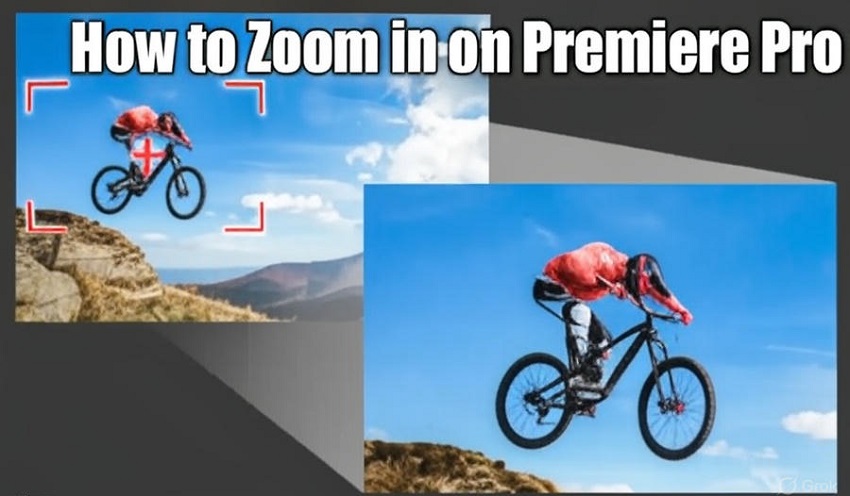 how to zoom in on Premiere Pro