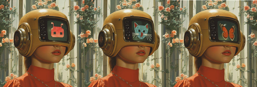 Retro Futurism Ai Art Styles - Headshot