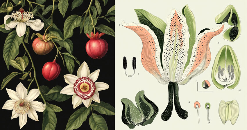 Botanical Ai Art Styles