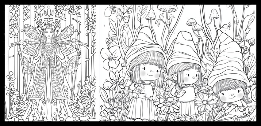 Coloring Book Ai Art Styles