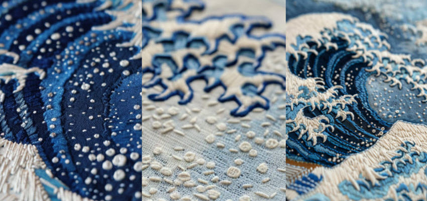 Embroidery Ai Art Styles Sashiko