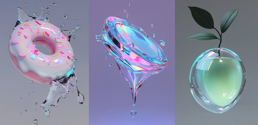 Floating Minimalist Ai Art Styles