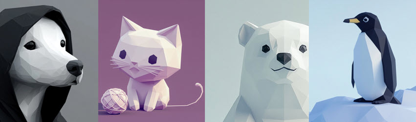 Low Poly Ai Art Styles