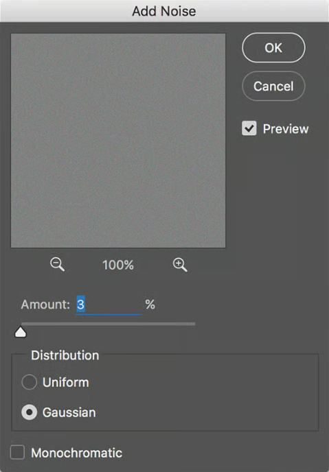 Add Noise in Photoshop