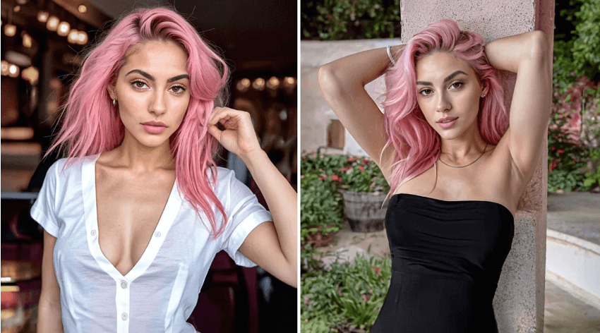 AI influencer example