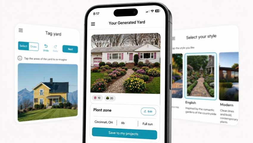 Free AI landscape design app - Neighborbrite