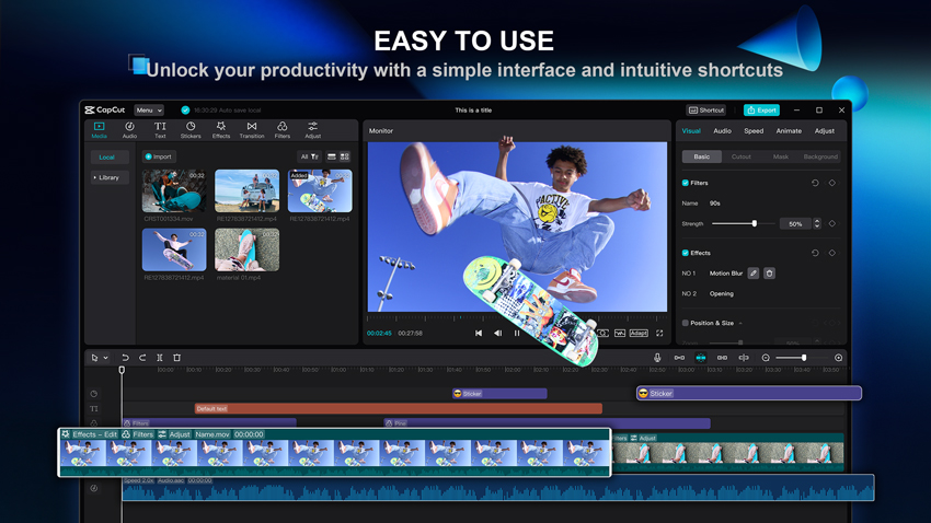 CapCut vs DaVinci Resolve