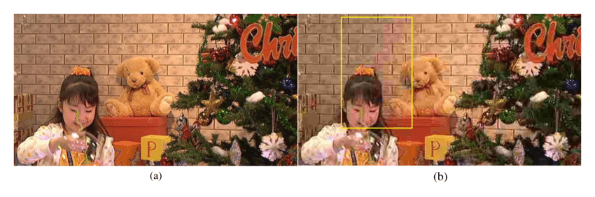Video compression artifacts - color bleeding