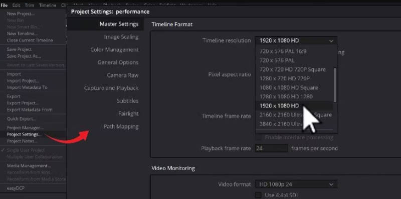 Lower Timeline Proxy Resolution