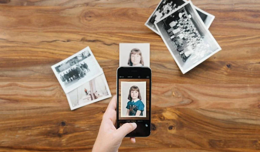 Convert Old Photos to Digital with Camera Phone