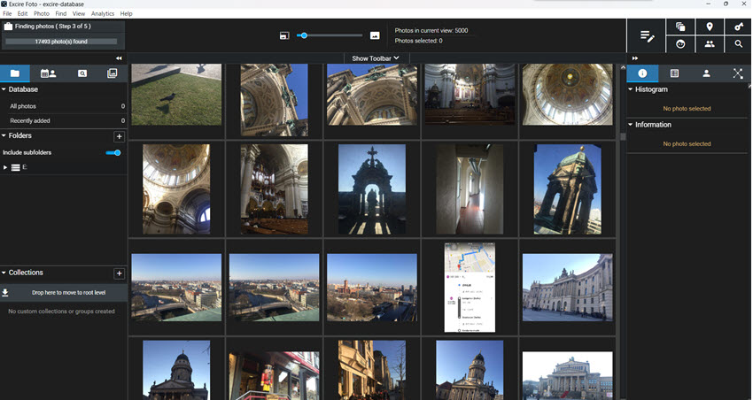 Excire Foto Interface