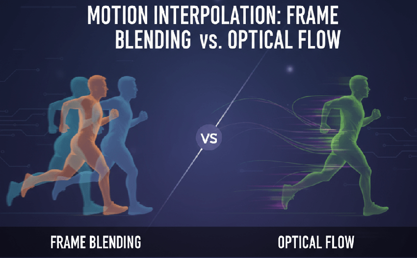frame blending vs optical flow